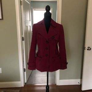 Nine West maroon suit jacket